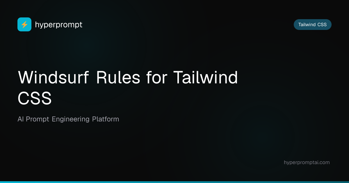 Best Windsurf Rules for Tailwind CSS in 2026 | HyperPrompt